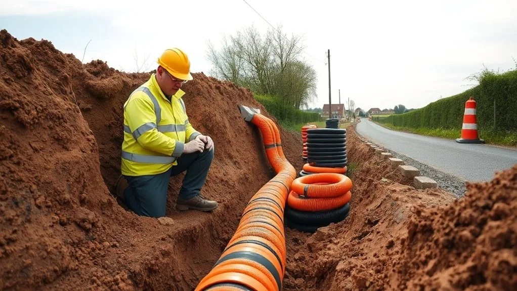 Electric Ducting Installation in Faversham | Power Supply Cable Ducting